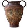 Loberon Romanus Vaso - Magnifico Effetto ruggine - Autentico Design Antico, Marrone Antico