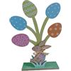 cosedacasa Albero di Pasqua in Legno per casa con Coniglio Uova da Decorazioni pasquali cm 30