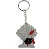 DLM Bomboniere DLM33046 (Kit 12 Pezzi) Portachiavi Ciondolo in Resina Albero della Vita Laurea Cappello Tocco Tesi Confettata bomboniera Regalo