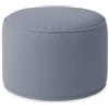 chilly pilley Sgabello Poggiapiedi Impermeabile Pouf A Sacco Con Imbottitura Eps Cuscino Per La Seduta Pouf Rotondo Per Bambini E Adulti Ampia Scelta Di Colori (Colore Piccione)