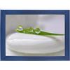 Online-GalleryKing Cornice Foto 48 x 68.5 cm Cornice per Poster Puzzle Collage di Foto Colore Blu Scuro Sfocato in Vetro antiriflesso e Cornice in MDF da 35 mm
