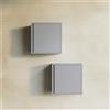 Kiamami Valentina - Cubo Pensile Per Bagno 39Cm Installazione Sospesa Grigio Chiaro | Monaco
