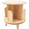 Treeisland Libreria girevole, scaffale girevole a 360 gradi, multifunzione, per bambini e adulti