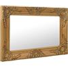 Generico Specchio da Parete Stile Barocco 60x40 cm Oro,Oro,4.25kg,320329