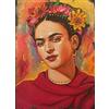 NC83 DIY 5D Diamond Painting By Number Kit 5D Diamond Painting Frida Kahlo Autoritratto Ricamo Punto Croce Artigianato Artistico （Senza Cornice （40x50cm