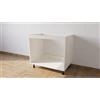 Alfredo Calandrelli Mobile per lavello da Incasso Senza Ante, Colore Larice Bianco, Misure 90X55X72, Spessore 18 mm