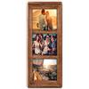 matches21 HOME & HOBBY Matches21 Cornice portafoto multipla in legno marrone per 3 foto da 10 x 15 cm