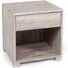 MA MAISON Comodino 1 Cassetto - Spazioso, Struttura in Legno Truciolare, Melaminico, Colori Vari, Design Moderno, Camera da Letto, Mobiletto Cassettiera - 40 x 36 x 43,5 cm (Olmo)