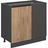 Vicco Mobile ad angolo cucina R-Line, Rovere dorato, 86 cm