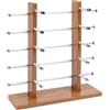 Generic Espositore per occhiali da sole, in legno, 37 x 33,58 x 11,92 cm, multifunzione, organizer salvaspazio, mensola in legno per tende da sole per casa o vetrine di negozi