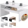 Casaria® Tavolino Salotto da Divano 95x55x50cm Mobiletto Basso in Legno Carico Max 50kg Tavolo Moderno Soggiorno da Caffé da Pranzo Coffe Table Letto