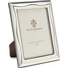 SEC OF FLORENCE 7209/13x18IT Cornice Portafoto in Argento Massiccio 925 con Retro in Legno Mogano