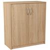 meblando.pl Meblando - Armadio multiuso 74 x 35 x 85 cm, armadio per vestiti in rovere, armadio multiuso - armadio per documenti o mobili per ingresso, comò - Armadio 74 cm di larghezza, alta qualità