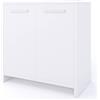 Vicco Mobile sottolavabo per bagno Kiko, Bianco, 58 x 60 cm, con ritaglio per sifone e spazio di stoccaggio per l'organizzazione del bagno