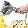 OISE ART STORE Trade Shop - Spremiagrumi Manuale A Leva in Alluminio con Contenitore Raccogli Succo Premuta