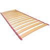 Cortassa Soluko Doga Avvolgibile Plus 120cm/190cm - Rete a Doghe Flessibile in Legno di Faggio, Arrotolabile, Accorciabile e Silenziosa - Per Letti Sagomati, Divani, Camper, Facile da Installare