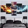 VO design Quadro su Tela Stampato HD My Hero Academia Anime 5 Pannelli Decorazione della casa Immagini modulari Poster per Soggiorno + Wall Art su Tela Stampa ad Alta Definizione Boy Hero Animazione accade