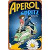 Henson Aperol Spritz Social Vintage Tin Sign Logo 12 * 8 Inches Advertising Eye-Catching Wall Decoration