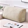 Generic Cuscino a Cuneo Cuscino da Lettura per Letto e Divano Cuscini per Testata Letto Sfoderabile Schienale Divano Cuscini da Letto per Appoggio Schiena(#1,60x20x35cm)