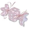 Aurora Store Scatoline Caramella Bomboniera per Confetti 12x4x4 cm Scatola ricordo segnaposto Contenitore Confetti Battesimo Nascita Compleanno (20, Rosa)