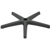 La Silla de Claudia Base sedia ufficio 5 razze ricambio per sedie da scrivania girevoli colore nero 50 mm foro - 60 cm diametro