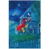 LVTFCO Famoso Poster di Marc Chagall《Gli Amanti》Arte della Parete su Tela Marc Chagall Stampe Marc Chagall Dipinto per la Decorazione della Parete di casa Immagine 50x70 cm Senza Cornice
