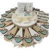 Generico Torta bomboniere Comunione Calamite Piccolo Principe Confetti e Biglietti Inclusi (20 fette)