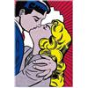 LATAFA Roy Lichtenstein Poster E Stampe Astratte Il Bacio Dipinto su Tela Roy Lichtenstein Immagini da Parete per Soggiorno Decor 50x70cmx1 Senza Cornice