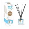 Generico Diffusore Profumo Ambiente con Bastoncini, Aroma White Milk, Profumi Dolci per Casa, Ufficio, Lavoro - 100ml | Made in Italy