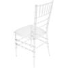 GGbaony Set di 4 sedie per sala da pranzo, portata per sedia, 200 kg, trasparente, 38,5 x 38,5 cm, seduta in plastica, stile vintage, per matrimonio