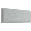 Muralo Pannelli Imbottiti per Pareti in Magic Velvet 90x30 cm - Cuscino da Parete Decorativo, Design Moderno e di Lusso per Camera da Letto e Soggiorno - Grigio chiaro