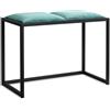FERRO modern design Fatto a mano panca ingresso 64,5cm - Panchetta da ingresso in stile loft - La panchina perfetta per il tuo corridoio