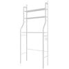 Bricozone Scaffale Bagno 3 Mensole Sopra Lavatrice In Metallo 152 x 65 x 25 Cm Bianco Ripiano Superiore Mobile Lavanderia Salvaspazio Ripiani Per Appoggio Organizer Da Parete Per Detersivi Sapone