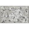 BIANCHERIAWEB Tappeto Arredo Salotto Antiscivolo Scendiletto Camera Dis. Aster By Suardi 140x200 Argento