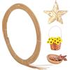 NBEADS 30 M Strisce di bambù, Materiali per Intrecciare Cesti in Vimini Piatto E Rattan, Larghi 4mm, Fai da Te in Rattan per La Creazione di Cesti per Intrecciare Mobili per L'artigianato Fai da Te