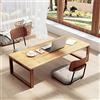 soges Tavolino pieghevole da tè in bambù Tavolino basso in stile giapponese per finestra, Tatami, esterno, letto, 80 cm x 50 cm