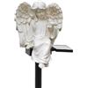 Haslbeck Solare Angel Decorazione da Giardino Angel Luce Solare Lampada da Paesaggio Impermeabile per Esterni Decorazione del Prato Domestico