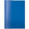 Herma 7493, copertina per quaderni trasparente, formato A4, in plastica resistente e lavabile, per scuola, confezione da 10, colore blu