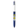 BIC Penna a sfera 4 colori MESSAGE Who is the Boss. Punta media retrattile e ricaricabile