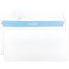 Netuno 1000 buste lettera lunghe bianche formato americano DL 11 x 22 cm 90g buste commerciali americane bianche con stampa interna senza finestra taglio dritto con strip adesivo