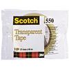 Scotch 3M 48903 - Nastro adesivo Scotch trasparente, resistente, 15 mm x 66 m, colore: Blu