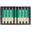 Wegiwuca Abaco educativo ABS a 9 cifre 9 perline Abaco bambini strumento di calcolo matematico 9 colonne 9 perline Abaco Calcolatrice Abaco Cinese Vintage Abaco