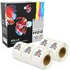 PRESTIGE CARTRIDGE R99010fiveV3 5 Compatibili Rotoli SLP-2RL SLP-2RLH 28mm x 89mm Etichette adesive per Seiko Smart SLP Pro Plus 100 120 200 220 240 410 420 430 440 450 (130 Etichette per Rotolo)