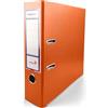 Netuno 1 raccoglitore A4 arancione 2 anelli dorso 8 cm raccoglitore documenti ufficio cartone Rivestito in Polipropilene con Meccanismo a Leva organizer faldone documenti classificatore