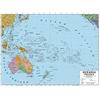 Agendepoint.it Carta geografica murale oceania 100x140 bifacciale fisica e politica