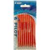 PILOT Ricarica Pilot Rollerball, 0,4 mm rosso per Frixion Ball 2, BLSFR7S3