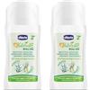 CHICCO NaturalZ Roll On Protettivo, 60 ml, Protezione Naturale durante la Stagione Estiva, Con citronella ed Eucalipto, Protezione giorno e notte (Confezione da 2)