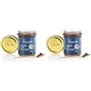 Venchi - Crema Spalmabile Cacao e Nocciola NO Zuccheri Aggiunti, 200 g - NO Edulcoranti Artificiali - Con Nocciola Piemonte IGP - Senza Glutine (Confezione da 2)