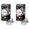 Gimoka - Compatibile Per Nespresso - Capsule Alluminio - 100 Capsule - Gusto RISTRETTO - Intensità 11 - Made In Italy (Confezione da 2)