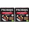 Probios Granola Keto con Cocco, Nocciole e Cacao - Biologica, Senza Cereali, Senza Glutine - Ricetta a Basso Contenuto di Carboidrati con un Intenso Sapore Esotico - 200G (Confezione da 2)